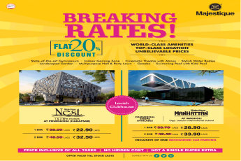 Get flat 20% discount by booking your home at Majestique Projects in Pune